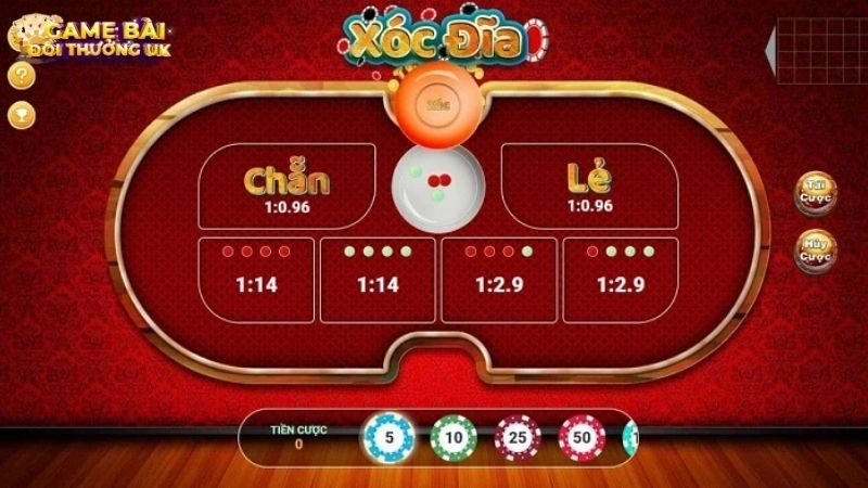 game bài xóc đĩa