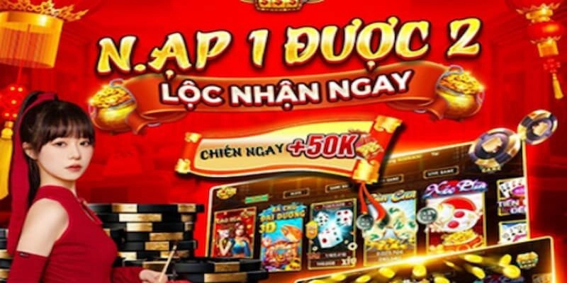 Khuyến mãi iwin nạp 1 được 2