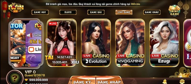 iWin là cổng game uy tín