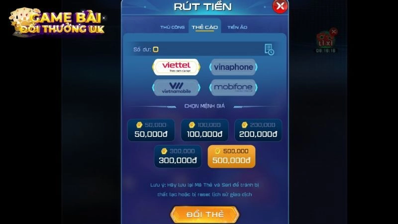 rút tiền VIP79