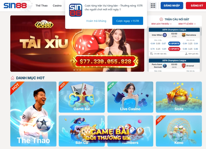 Sin88 có uy tín không?